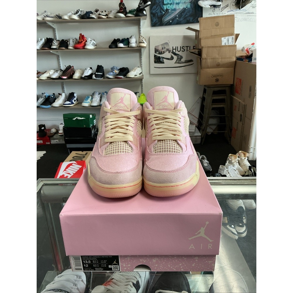 Air Jordan 4 Retro Iced Carmine IB6716-600 Women Size 13.5/12m